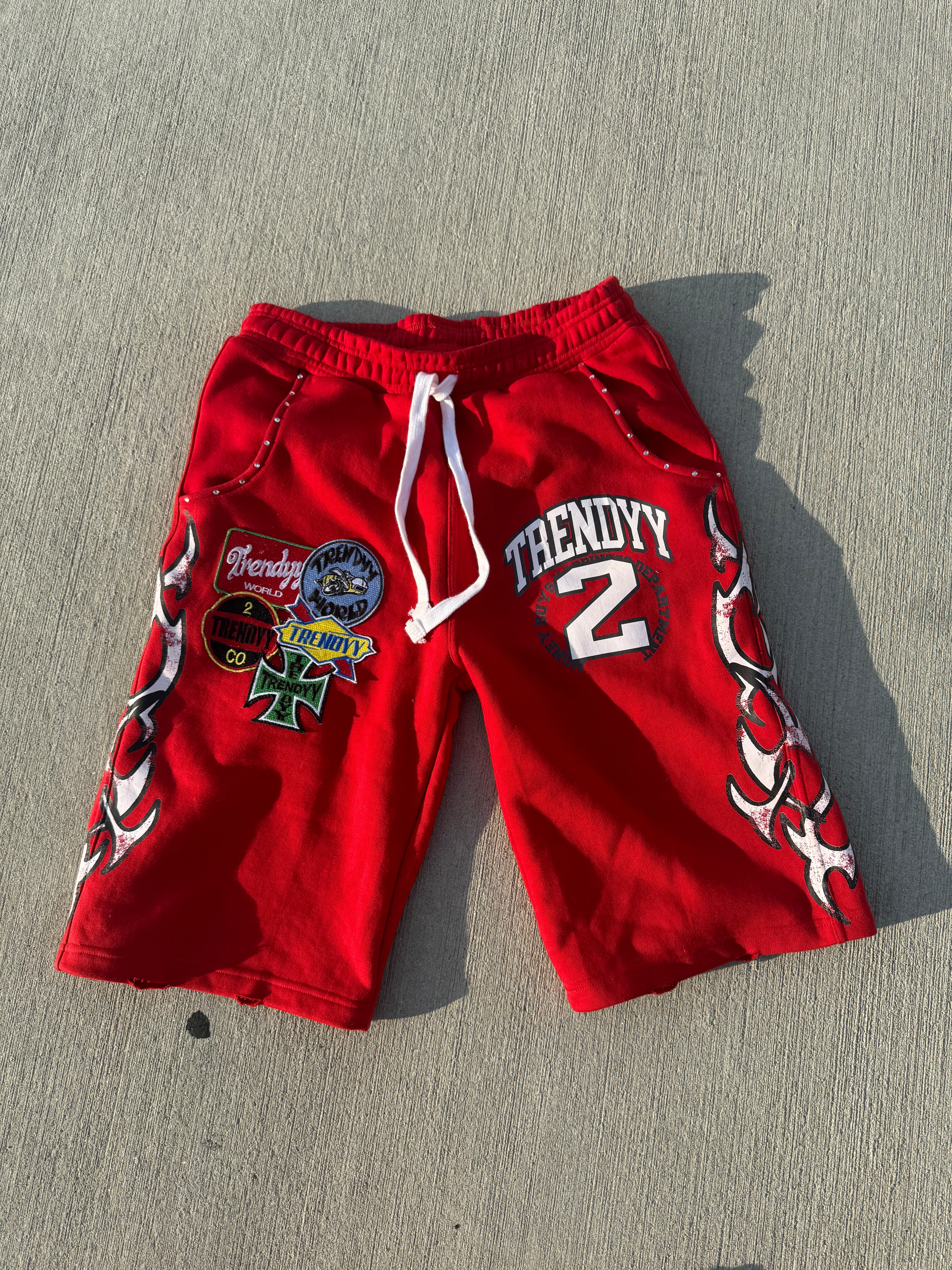 “V10” 3/4 Shorts