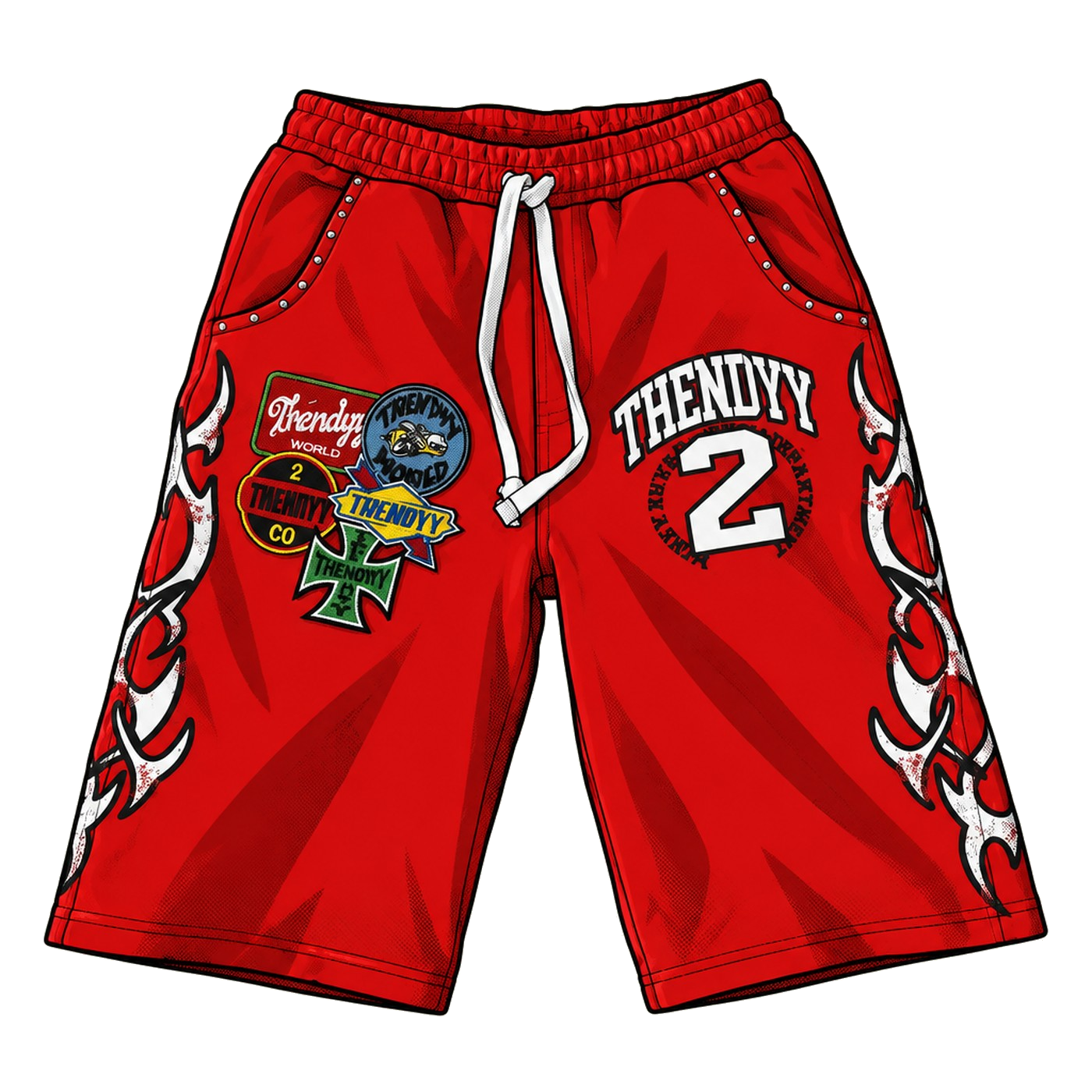 “V10” 3/4 Shorts